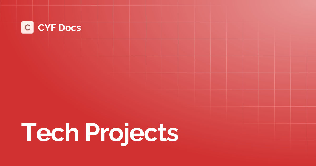 Tech Projects | CYF Docs