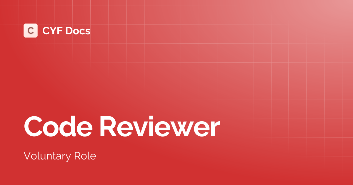 Code Reviewer | CYF Docs